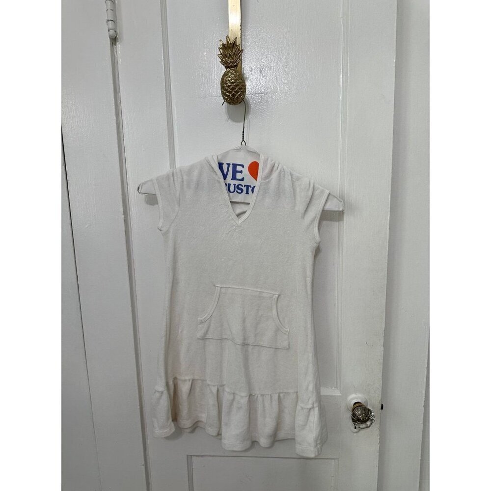 Xhilaration kid’s size medium 7/8 white hooded top